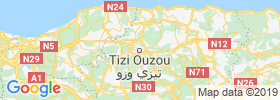 Tizi Ouzou map